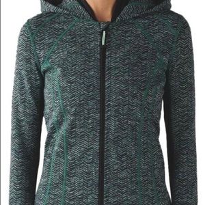 Lululemon Green & Black ‘Daily Practice Jacket’